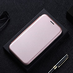 Funda de Cuero Cartera con Soporte Carcasa L02Z para Xiaomi Mi Note 10 Lite Oro Rosa