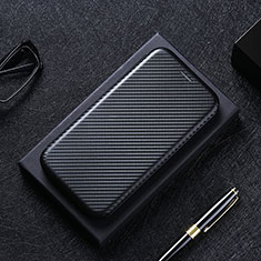 Funda de Cuero Cartera con Soporte Carcasa L02Z para Xiaomi Redmi 9A Negro