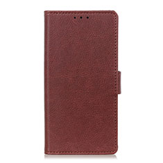 Funda de Cuero Cartera con Soporte Carcasa L03 para Apple iPhone 12 Pro Max Marron