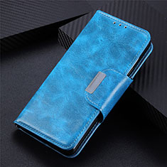 Funda de Cuero Cartera con Soporte Carcasa L03 para Huawei Enjoy 10S Azul Cielo