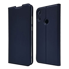 Funda de Cuero Cartera con Soporte Carcasa L03 para Huawei Honor 8A Azul