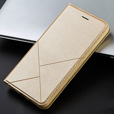 Funda de Cuero Cartera con Soporte Carcasa L03 para Huawei Honor 9X Oro