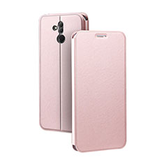 Funda de Cuero Cartera con Soporte Carcasa L03 para Huawei Mate 20 Lite Oro Rosa