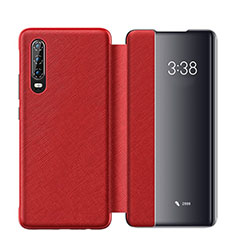 Funda de Cuero Cartera con Soporte Carcasa L03 para Huawei P30 Rojo