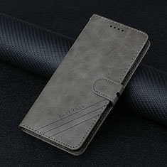 Funda de Cuero Cartera con Soporte Carcasa L03 para Motorola Moto Edge 20 Pro 5G Gris Oscuro