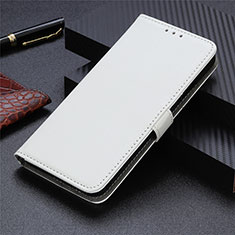 Funda de Cuero Cartera con Soporte Carcasa L03 para Motorola Moto G9 Plus Blanco