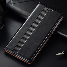 Funda de Cuero Cartera con Soporte Carcasa L03 para Nokia 4.2 Negro