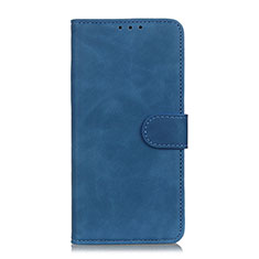 Funda de Cuero Cartera con Soporte Carcasa L03 para Oppo Reno4 Lite Azul