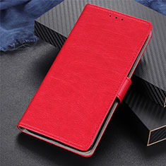 Funda de Cuero Cartera con Soporte Carcasa L03 para Realme 5 Pro Rojo