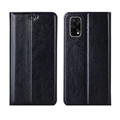 Funda de Cuero Cartera con Soporte Carcasa L03 para Realme Q2 Pro 5G Negro