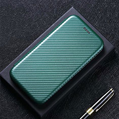 Funda de Cuero Cartera con Soporte Carcasa L03 para Samsung Galaxy S20 FE 5G Verde