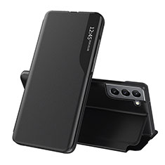 Funda de Cuero Cartera con Soporte Carcasa L03 para Samsung Galaxy S21 FE 5G Negro