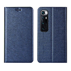 Funda de Cuero Cartera con Soporte Carcasa L03 para Xiaomi Mi 10 Ultra Azul