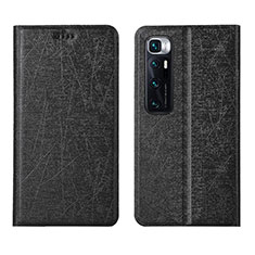 Funda de Cuero Cartera con Soporte Carcasa L03 para Xiaomi Mi 10 Ultra Negro