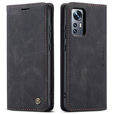 Funda de Cuero Cartera con Soporte Carcasa L03 para Xiaomi Mi 12S 5G Negro