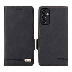 Funda de Cuero Cartera con Soporte Carcasa L03Z para Samsung Galaxy F13 4G Negro