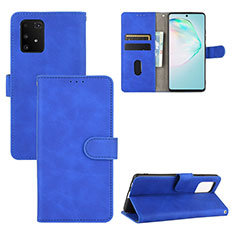 Funda de Cuero Cartera con Soporte Carcasa L03Z para Samsung Galaxy M80S Azul