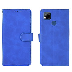 Funda de Cuero Cartera con Soporte Carcasa L03Z para Xiaomi POCO C31 Azul