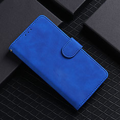 Funda de Cuero Cartera con Soporte Carcasa L03Z para Xiaomi Redmi 10 India Azul