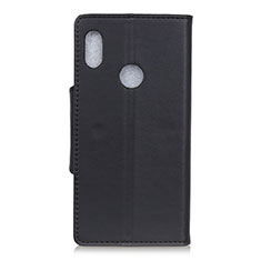 Funda de Cuero Cartera con Soporte Carcasa L04 para BQ X2 Negro