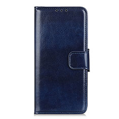 Funda de Cuero Cartera con Soporte Carcasa L04 para Huawei P smart S Azul