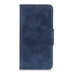 Funda de Cuero Cartera con Soporte Carcasa L04 para Oppo A91 Azul