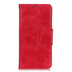 Funda de Cuero Cartera con Soporte Carcasa L04 para Oppo A91 Rojo