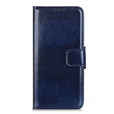 Funda de Cuero Cartera con Soporte Carcasa L04 para Xiaomi Mi Note 10 Lite Azul