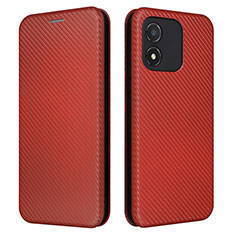 Funda de Cuero Cartera con Soporte Carcasa L04Z para Huawei Honor X5 Marron