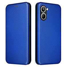 Funda de Cuero Cartera con Soporte Carcasa L04Z para Realme 10 4G Azul