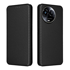 Funda de Cuero Cartera con Soporte Carcasa L04Z para Realme 11X 5G Negro