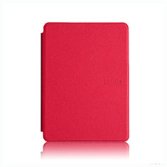 Funda de Cuero Cartera con Soporte Carcasa L05 para Amazon Kindle Paperwhite 6 inch Rojo