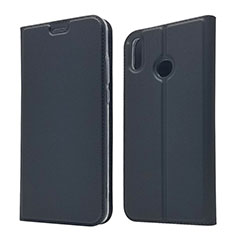 Funda de Cuero Cartera con Soporte Carcasa L05 para Huawei Honor 8X Negro