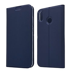 Funda de Cuero Cartera con Soporte Carcasa L05 para Huawei Honor V10 Lite Azul