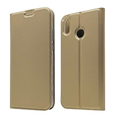 Funda de Cuero Cartera con Soporte Carcasa L05 para Huawei Honor V10 Lite Oro