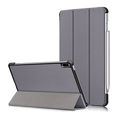 Funda de Cuero Cartera con Soporte Carcasa L05 para Huawei MatePad Pro Gris