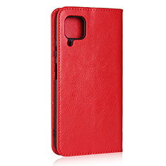 Funda de Cuero Cartera con Soporte Carcasa L05 para Huawei Nova 6 SE Rojo