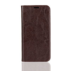 Funda de Cuero Cartera con Soporte Carcasa L05 para Huawei P Smart (2019) Marron