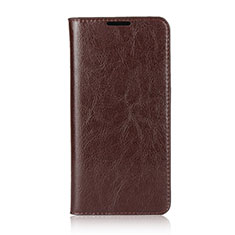 Funda de Cuero Cartera con Soporte Carcasa L05 para Huawei P30 Lite Marron