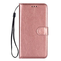 Funda de Cuero Cartera con Soporte Carcasa L05 para Samsung Galaxy S20 5G Oro Rosa