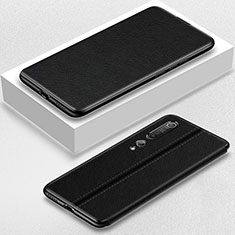 Funda de Cuero Cartera con Soporte Carcasa L05 para Xiaomi Mi 10 Negro