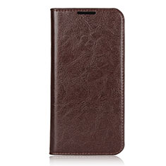 Funda de Cuero Cartera con Soporte Carcasa L05 para Xiaomi Redmi Note 7 Marron