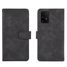 Funda de Cuero Cartera con Soporte Carcasa L05Z para Samsung Galaxy A91 Negro