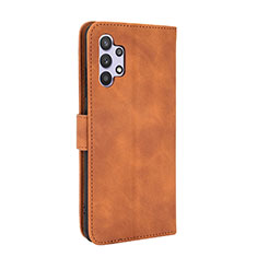 Funda de Cuero Cartera con Soporte Carcasa L05Z para Samsung Galaxy M32 5G Marron