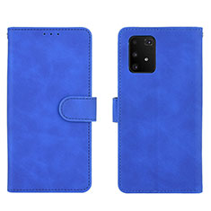 Funda de Cuero Cartera con Soporte Carcasa L05Z para Samsung Galaxy M80S Azul