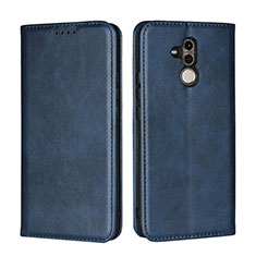 Funda de Cuero Cartera con Soporte Carcasa L06 para Huawei Mate 20 Lite Azul