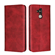 Funda de Cuero Cartera con Soporte Carcasa L06 para Huawei Mate 20 Lite Rojo