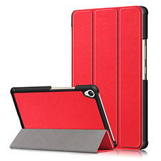 Funda de Cuero Cartera con Soporte Carcasa L06 para Huawei MediaPad M6 8.4 Rojo