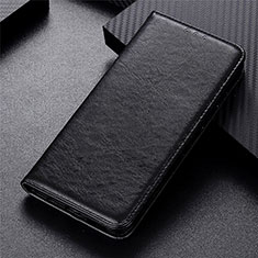 Funda de Cuero Cartera con Soporte Carcasa L06 para Oppo A53s Negro