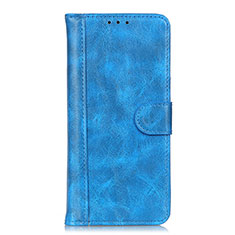 Funda de Cuero Cartera con Soporte Carcasa L06 para Xiaomi Mi 10T 5G Azul Cielo